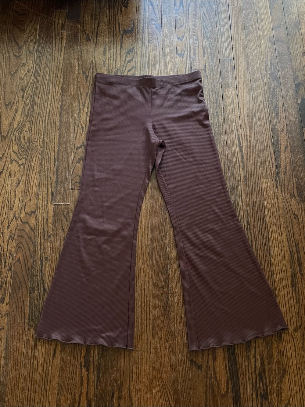 H&M Ribbed Flare Pants